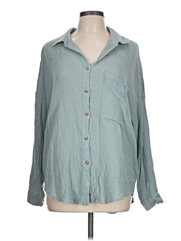 Altar'd State Long Sleeve Button-Down Shirt (view 1)
