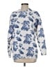 Cider Print Blue Pullover Sweater Size XS - photo 1