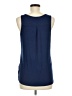 Fortune + Ivy 100% Polyester Blue Sleeveless Blouse Size M - photo 2