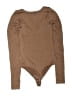 Sun-deh Brown Bodysuit Size S - photo 2