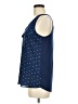 Fortune + Ivy 100% Polyester Blue Sleeveless Blouse Size M - photo 5