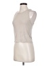 Splendid Ivory Sleeveless T-Shirt Size S - photo 1