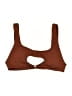 Unbranded 100% Cotton Brown Swimsuit Top Size L - photo 1