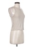 Splendid Ivory Sleeveless T-Shirt Size S - photo 4