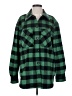 Good American Plaid Green Fleece Size Sm - Med (1) - photo 1