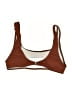Unbranded 100% Cotton Brown Swimsuit Top Size L - photo 2
