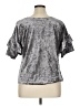Mossimo Supply Co. Metallic Silver Short Sleeve Top Size XL - photo 2