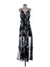 Express 100% Polyester Floral Black Cocktail Dress Size 4 - photo 1