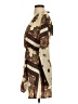 PrettyLittleThing 100% Polyester Paisley Brown Tan Casual Dress Size 4 - photo 5