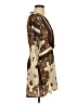 PrettyLittleThing 100% Polyester Paisley Brown Tan Casual Dress Size 4 - photo 4