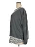 Suzanne Betro Gray Long Sleeve Top Size 2X - photo 5