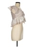 Lush 100% Polyester Ivory Sleeveless Blouse Size M - photo 4