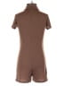 Unbranded Solid Brown Romper Size S - photo 2