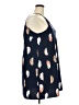 Emery Rose 100% Polyester Print Blue Casual Dress Size 2XL - photo 4