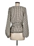 Max Studio 100% Polyester Silver Long Sleeve Blouse Size M - photo 2