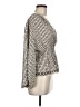 Max Studio 100% Polyester Silver Long Sleeve Blouse Size M - photo 4