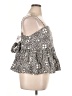 Express Gray Silver Sleeveless Blouse Size XL - photo 4