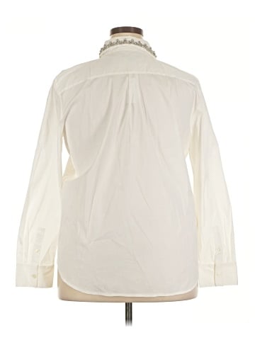 Ann Taylor Long Sleeve Button-Down Shirt (view 2)