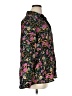 Investments 100% Polyester Floral Black Long Sleeve Blouse Size XL - photo 4