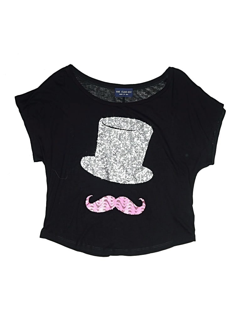 Pre-owned Assorted Brands Kids' Short Sleeve T-shirt In Black