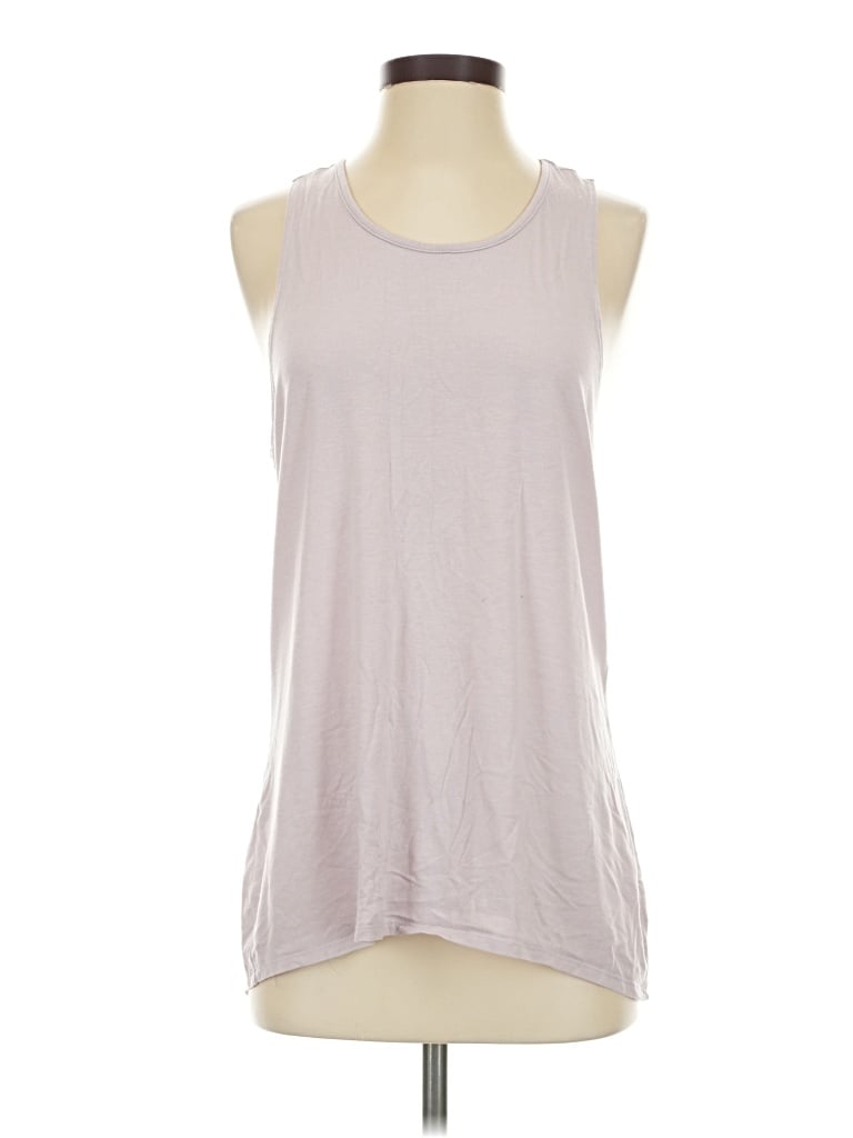 Pre-owned Athleta Sleeveless T-shirt In Gray