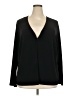 Merona Black Long Sleeve Blouse Size 2X - photo 1