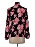 J.Crew 100% Polyester Floral Black Long Sleeve Blouse Size XS - photo 2