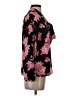 J.Crew 100% Polyester Floral Black Long Sleeve Blouse Size XS - photo 4