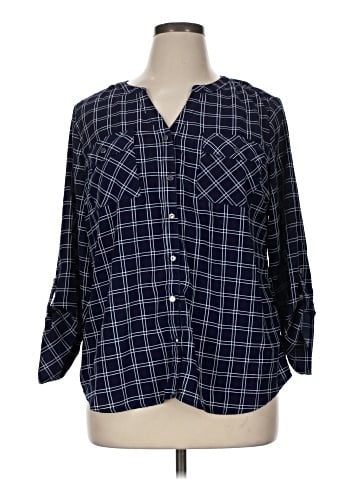 Notations 3/4 Sleeve Blouse (view 1)