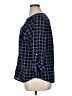Notations Plaid Blue 3/4 Sleeve Blouse Size XL - photo 5