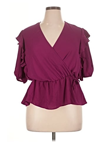 Express Short Sleeve Blouse (view 1)