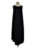 Assorted Brands Solid Black Casual Dress Size L - photo 1