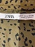 Zara 100% Polyester Animal Print Green Casual Skirt Size S - photo 4