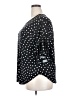 C'est La Vie Polka Dots Black 3/4 Sleeve Blouse Size 2X (estimated) - photo 5