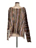 Kye Mi 100% Acrylic Tweed Brown Poncho Size L - photo 1