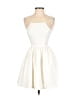 Lulus 100% Polyester Solid Ivory Cocktail Dress Size XS - photo 1