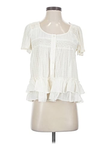 Lucky Brand Short Sleeve Blouse (view 1)