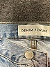 Denim Forum 100% Cotton Hearts Blue Denim Shorts Size 26 waist - photo 3