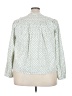 Universal Thread Polka Dots Ivory Long Sleeve Blouse Size 3X (estimated) - photo 2