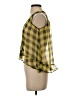 Fire Los Angeles 100% Polyester Yellow Sleeveless Blouse Size XS - photo 5