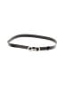 Massimo Dutti 100% Leather Gray Black Leather Belt Size S - photo 1