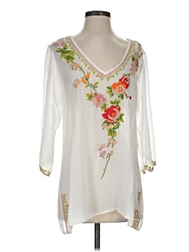 Johnny Was 3/4 Sleeve Blouse