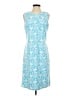 J. McLaughlin Paisley Blue Cocktail Dress Size S - photo 1