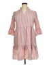 Shein Stripes Pink Casual Dress Size L - photo 1