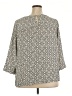 Truly Poppy 100% Polyester Ivory 3/4 Sleeve Blouse Size 2X - photo 2