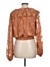 Lovecolette Brown 3/4 Sleeve Blouse Size L - photo 2