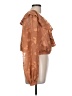 Lovecolette Brown 3/4 Sleeve Blouse Size L - photo 4