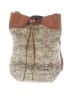 Unbranded Tweed Brown Bucket Bag One size - photo 1