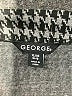 George Houndstooth Gray Formal Skirt Size 16 - 18 - photo 4