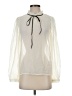 Shein 100% Polyester Ivory Long Sleeve Blouse Size 4 - photo 1